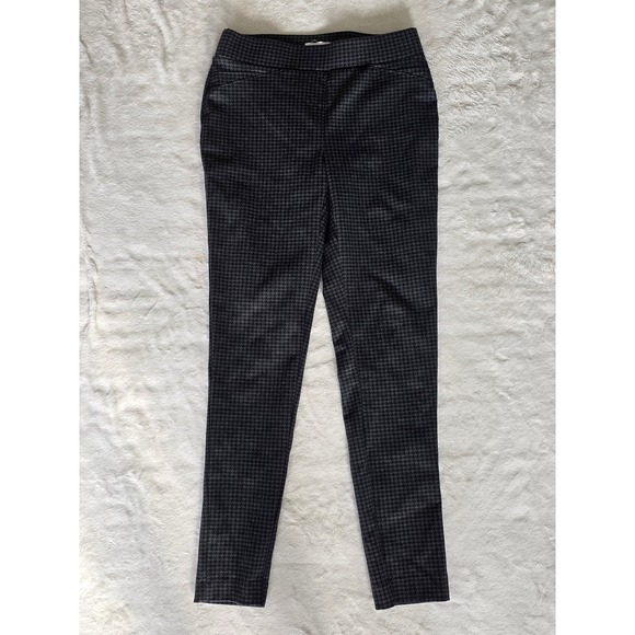 Calvin Klein Pants - Calvin Klein Houndstooth Slim Fit Trousers Pants Black Grey Size 2‎
